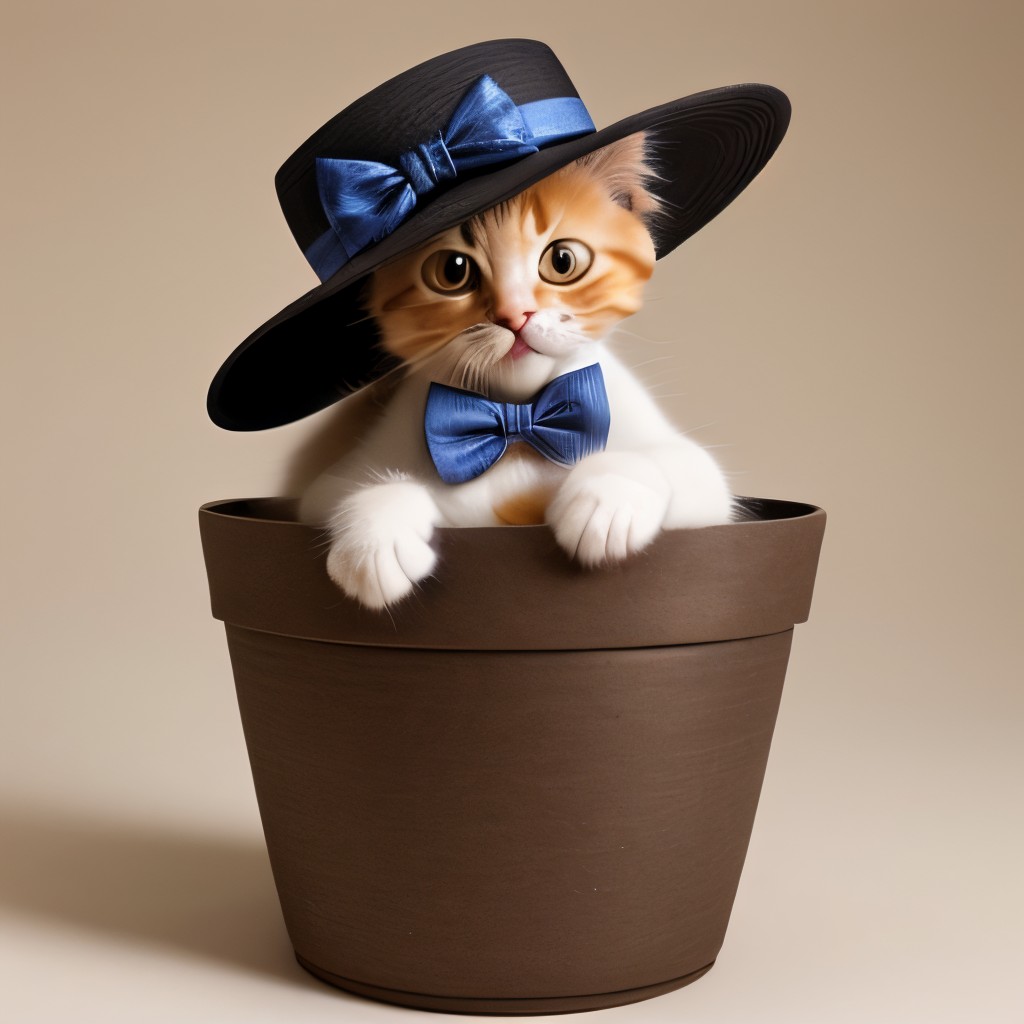 00385-964697360-cute kitten with panamahat and bowtie in a flower pot,  _lora_PanamaHatConcept_v13_0.8_.jpg